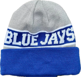 Men's Toronto Blue Jays New Era Royal/Grey Reversible Sport Cuffed Knit Toque Beanie Hat