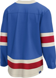 Men's Fanatics New York Rangers Breakaway Centennial Blue Blank Player Hockey Jersey
