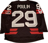 Men's 2026 Team Canada Bauer Olympics Black Replica Hockey Jersey - Marie-Philip Poulin
