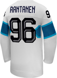 Men's Finland Hockey Mikko Rantanen Nike White 2026 Home Olympics Replica Jersey