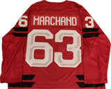 Men's 2026 Team Canada Bauer Olympics Red Replica Hockey Jersey - Brad Marchand - Bleacher Bum Collectibles