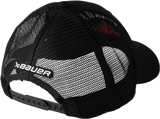 Youth Team Canada Hockey Bauer Adjustable 2026 Olympics Snapback Hat - Black