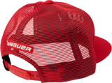 Youth Team Canada Hockey Bauer Adjustable 2026 Olympics Snapback Hat - Red