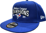 Men's New EraToronto Blue Jays 2025 American League Champions 9Fifty Snapback Hat - Royal
