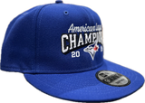 Men's New EraToronto Blue Jays 2025 American League Champions 9Fifty Snapback Hat - Royal