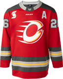 Ottawa Charge Adult Bauer Replica Home Red PWHL Hockey Jersey - Emily Clark