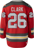 Ottawa Charge Adult Bauer Replica Home Red PWHL Hockey Jersey - Emily Clark