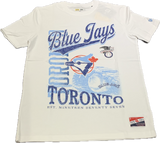 Men's Toronto Blue Jays New Era Cooperstown Collection Short Sleeves White T-Shirt