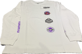 Men's Toronto Raptors New Era Hardwood Classic Long Sleeves White T-Shirt
