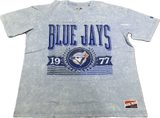 Men's Toronto Blue Jays New Era Cooperstown Collection Short Sleeves Blue T-Shirt