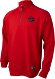 Men's Bauer Hockey Canada Performance 2026 Olympics 1/4 Zip Sweater - Red - Bleacher Bum Collectibles
