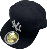 Youth New York Yankees New Era Navy Custom MLB Baseball 59FIFTY Fitted Hat