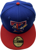 Toronto Blue Jays New Era 59fifty Vintage Retro T Bird Logo Fitted Custom Royal Red Hat Cap