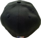 Toronto Blue Jays New Era 59fifty Vintage Retro Logo Fitted Custom Black Low Profile Hat Cap
