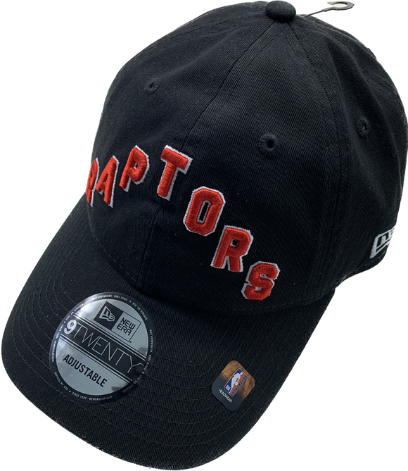 Men's New Era Black Toronto Raptors 2022/23 Statement Edition - 9Twenty Adjustable Hat