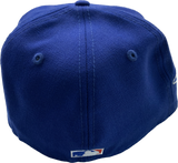 Toronto Blue Jays New Era 59fifty Vintage Retro T Bird Logo Fitted Custom Royal Hat with 25Th Anniversary Side Patch