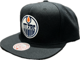 Men's Edmonton Oilers NHL Mitchell & Ness Playoff Win Day to Day Snapback Hat