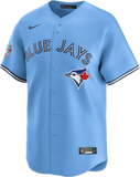 Men's 50th Anniversary Patch Toronto Blue Jays MLB Nike Powder Blue Alternate Replica Jersey - With Any Name & Number