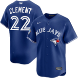 Men's Toronto Blue Jays Nike Royal Blue Alternate 50th Logo Limited Baseball Jersey -  Ernie Clement