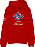 Men's Toronto Blue Jays MLB Baseball 2026 Canada Day Retro Logo New Era Sweatshirt - Red