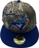 Toronto Blue Jays New Era 1993 World Series Grey Undervisor 59FIFTY - Fitted Hat - Real Tree Camo