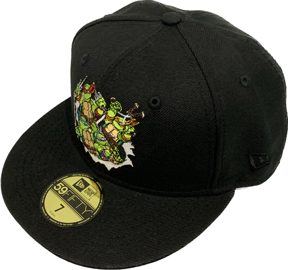Men's Teenage Mutant Ninja Turtles TMNT THE GANG 59Fifty Fitted New Era Hat