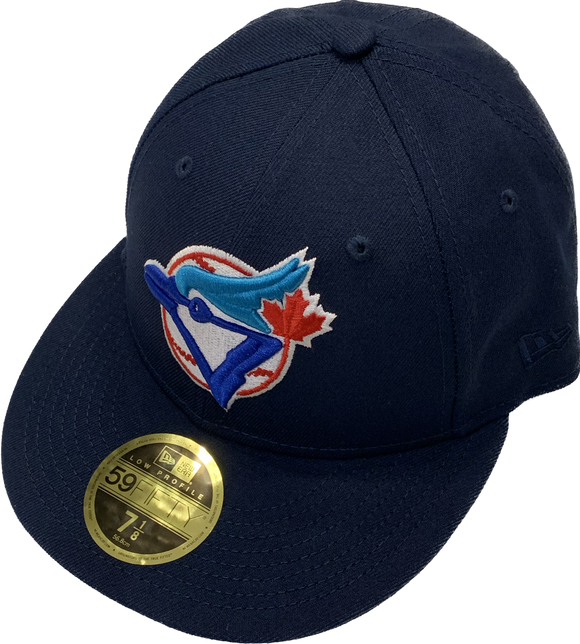 Toronto Blue Jays New Era 59fifty Vintage Retro Logo Fitted Custom Oceanside Blue Low Profile Hat Cap