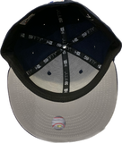Toronto Blue Jays New Era 59fifty Vintage Retro Logo Fitted Custom Oceanside Blue Low Profile Hat Cap