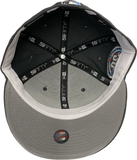 Toronto Blue Jays New Era 59fifty 30th Anniversary Side Patch Fitted Custom Graphite Hat Cap