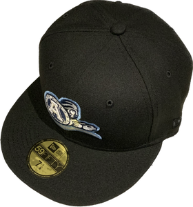 Men's Toronto Argonauts Black Hat Retro Logo Custom New Era 59fifty Fitted Hat Cap