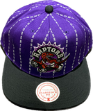 Men's Toronto Raptors Mitchell & Ness NBA Dead Stock Purple Snapback Hat Cap