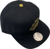 Toronto Raptors 3 Of A Kind NBA Basketball Mitchell & Ness Black Snapback Hat