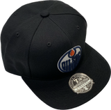 Men’s NHL Edmonton Oilers NHL Hockey Mitchell & Ness Team Colour Under Visor Fitted Hat