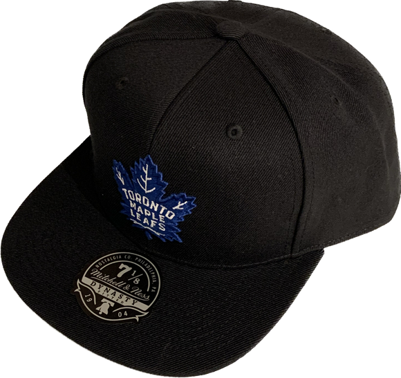 Men’s NHL Toronto Maple Leafs NHL Hockey Mitchell & Ness Team Colour Under Visor Fitted Hat