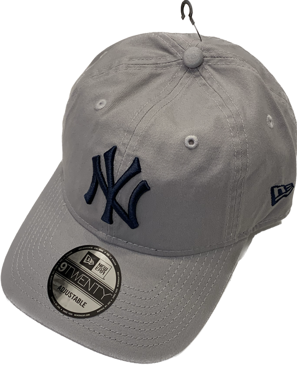 Men's New York Yankees New Era 9TWENTY Core Classic Twill Adjustable Hat - Storm Gray