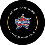 2024 NHL All Star Game Logo Official Game Collectors Hockey Puck - Maple Leafs