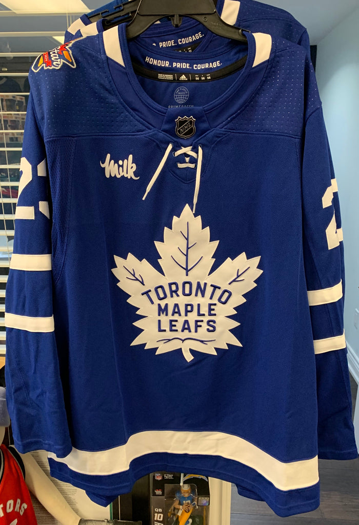 Men's Toronto Maple Leafs Matthew Knies adidas Blue Authentic Player H ...