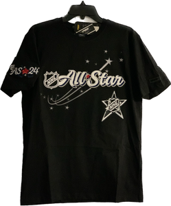 Men's 2024 NHL All Star Game Pro Standard Cotton/Spandex Blend Black T Shirt