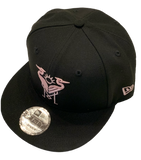 Inter Miami CF MLS Soccer New Era The Heron 9Fifty Snapback Black Hat