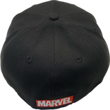 Men's Marvel Comics The Punisher Skull Logo 59Fifty Fitted New Era Black Hat Cap