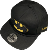 Men's DC Comics Batman Classic Logo Snapback Golfer Rope New Era Black Hat Cap