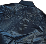 Men's Toronto Raptors NBA Basketball Pro Standard Triple Black Satin Full-Snap Jacket