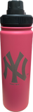 New York Yankees MLB Baseball Namaka Golfing Buddies 21oz Stainless Steel Wide Mouth Water Bottle - Pink