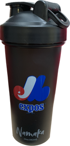 Montreal Expos MLB Baseball Namaka Golfing Buddies 21oz Shaker Cup - Black