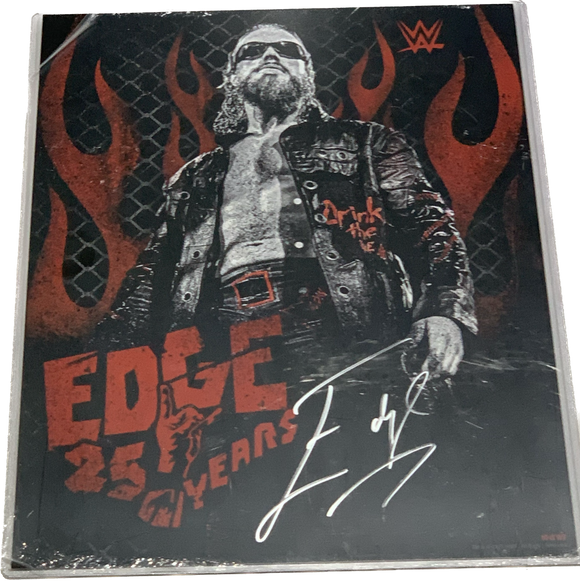 WWE Superstar Edge Adam Copeland 25 Years on Pro Wrestling Signed 11x14 Photo - #'ed 80/100
