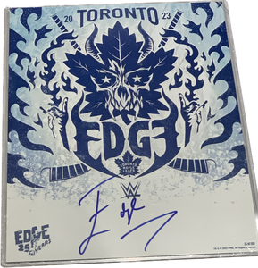 WWE Superstar Edge Adam Copeland Toronto Maple Leafs Collaboration Signed 11x14 Photo - #'ed 35/100