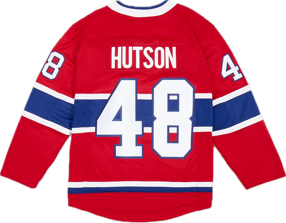 Men's Montreal Canadiens Lane Hutson Fanatics Branded Red Home Breakaway - Player Jersey