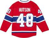 Men's Montreal Canadiens Lane Hutson Fanatics Branded Red Home Breakaway - Player Jersey