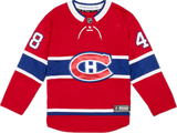 Men's Montreal Canadiens Lane Hutson Fanatics Branded Red Home Breakaway - Player Jersey