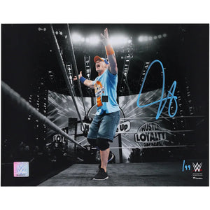 John Cena Autographed 11" x 14" Entrance Spotlight Photo - Limited Edition #76/99